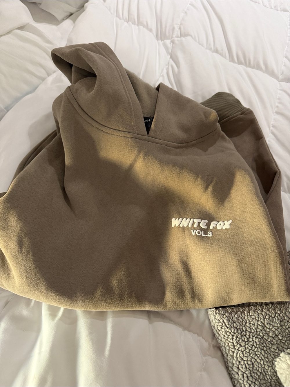 WHITE FOX VOL.3 Brown Hoodie